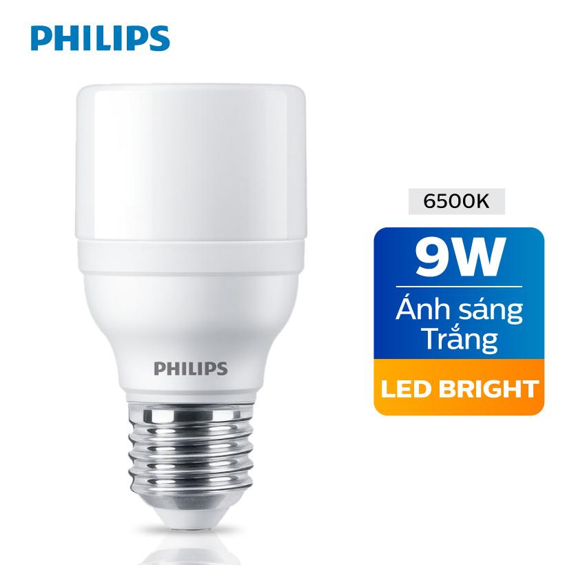 Bóng đèn Philips LED Bright 9W E27 - Ánh sáng trắng/ Ánh sáng vàng