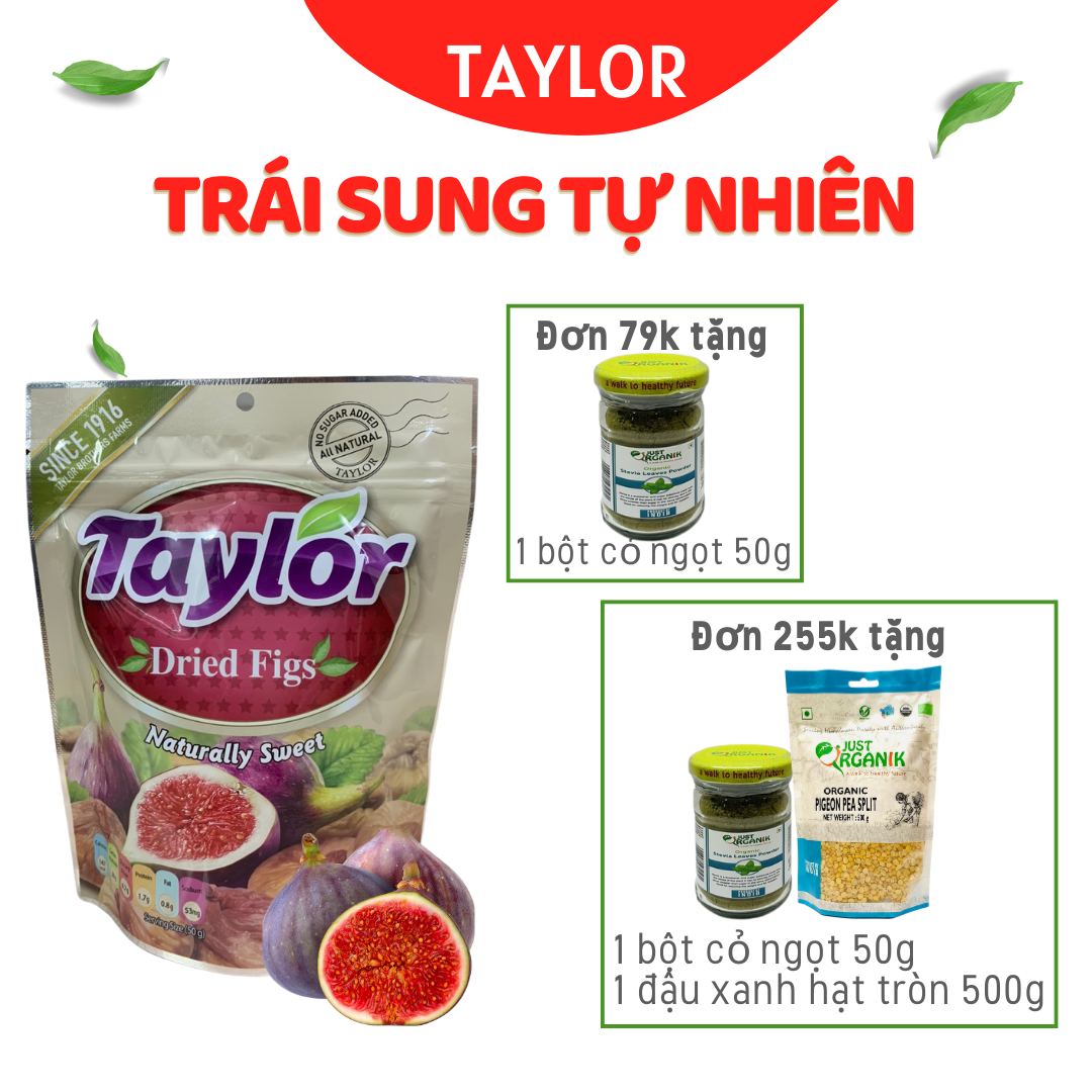 Sung Khô Vả Khô Taylor Tự Nhiên Cao Cấp ( Ít Đường ) Không Chất Bảo Quản 190g