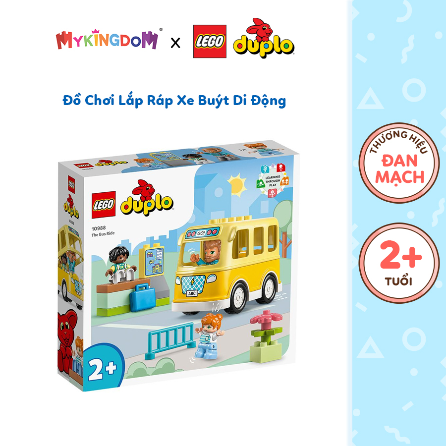 Đồ chơi đồ chơi lắp ráp xe buýt di động lego duplo 10988