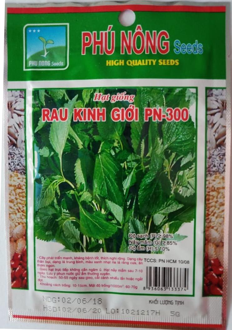 [HCM]Hạt giống rau ăn lá : Kinh giới PN300_gói 2 gram .