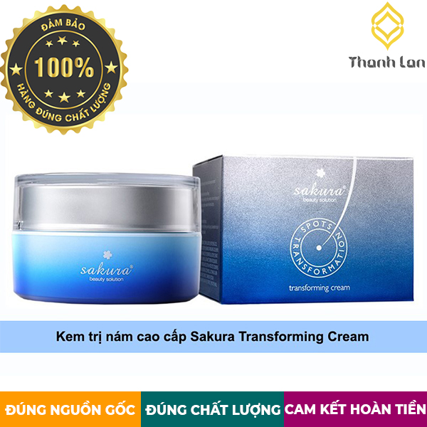 Kem giảm nám Sakura Transforming Cream Mẫu Mới 2023 30g