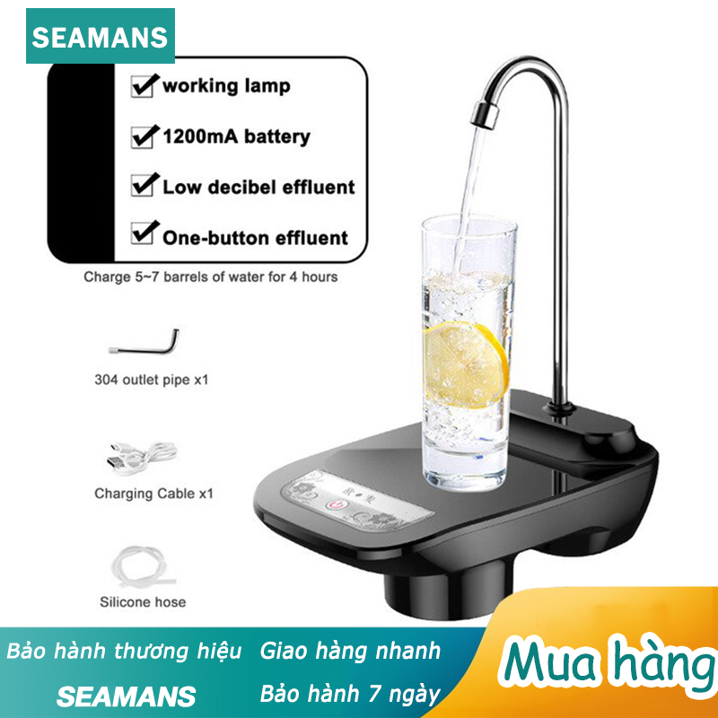 Seamans máy bơm nước điện máy bơm nước tự động sạc usb độ bền cao