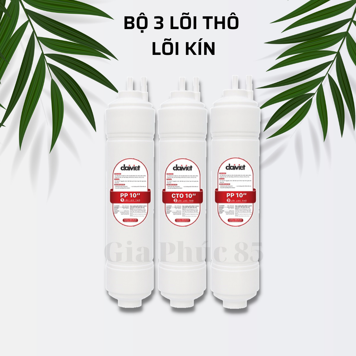 Lõi kín, lõi đúc số 1 2 3 Đại Việt - dành cho máy lọc nước Daikiosan, Korihome, Karofi, Kangaroo...