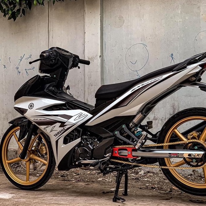 Tem rời Exciter 150 Rx 2019 dán xe trắng