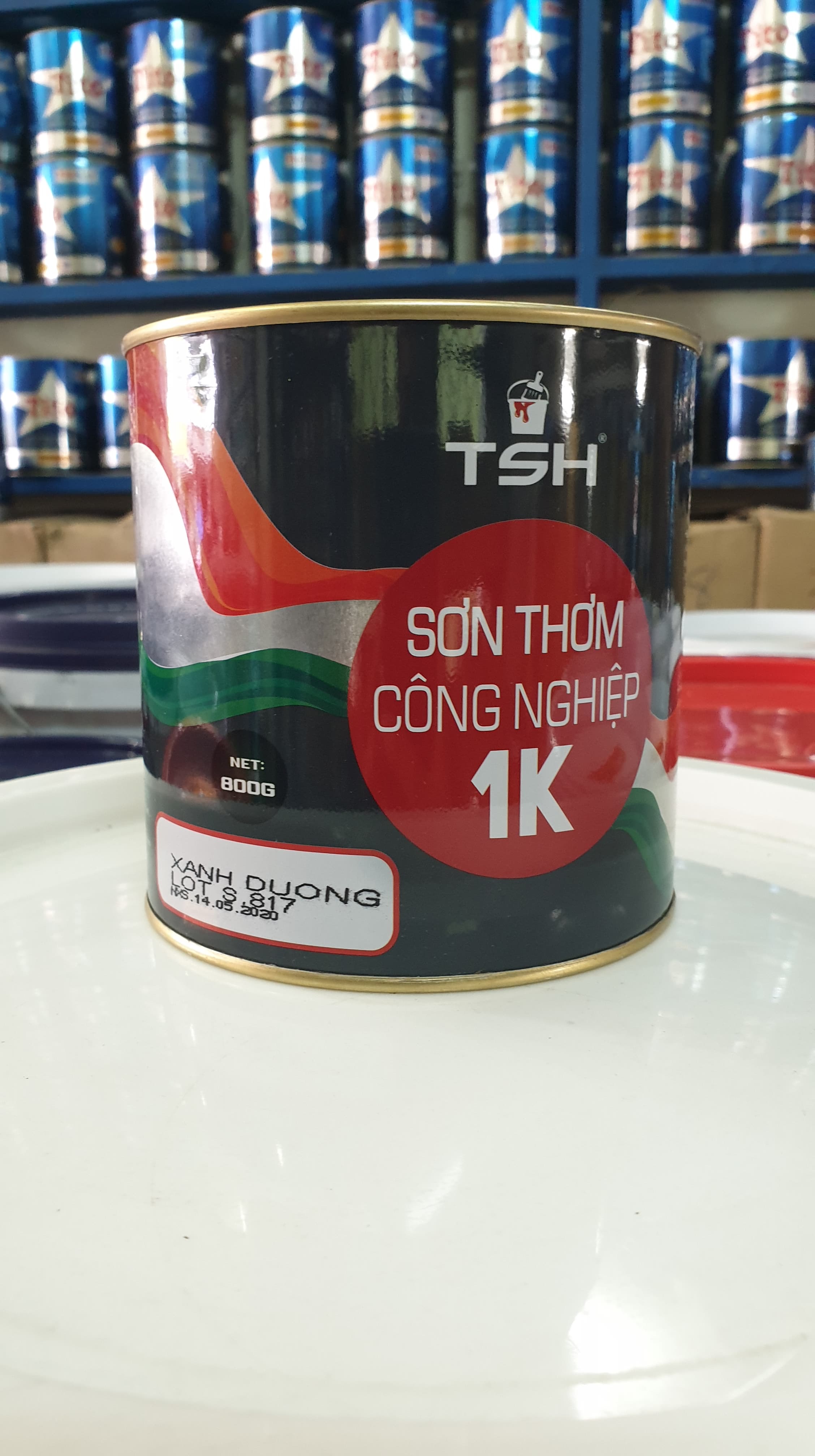 Sơn dầu sắt mạ kẽm , bề mặt gỗ 1kg