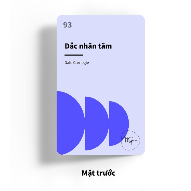 Thẻ số NSpace - Trích dẫn sách Đắc Nhân Tâm - Dale Carnegie