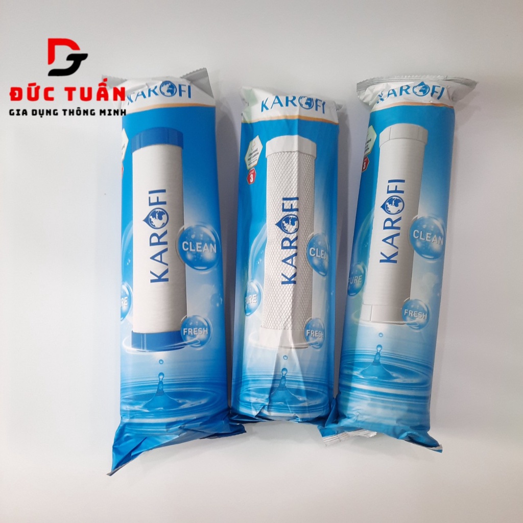 Bộ lõi lọc nước karofi 123 dùng cho máy s-s038