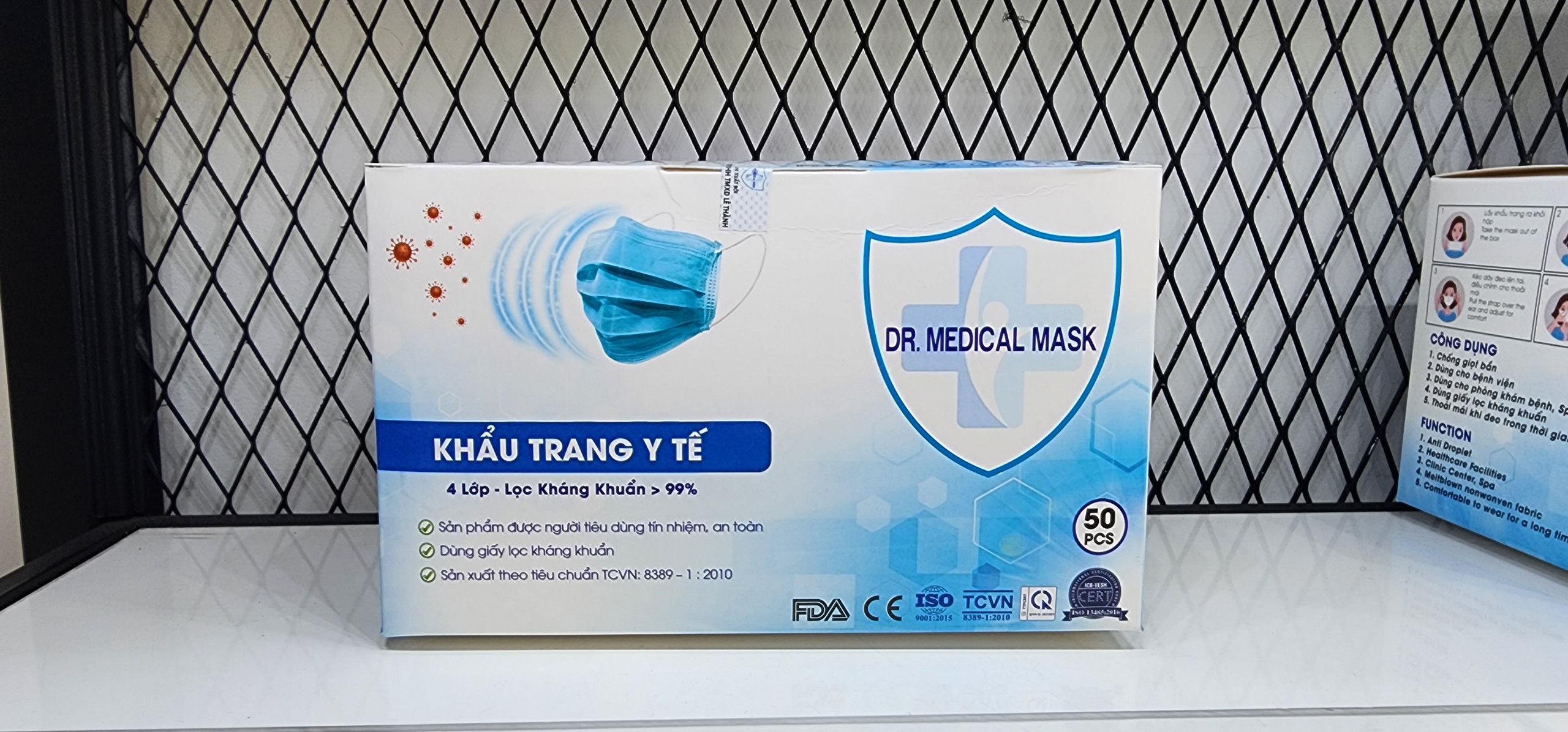 Khẩu trang y tế 4 lớp - Dr Medical Mask