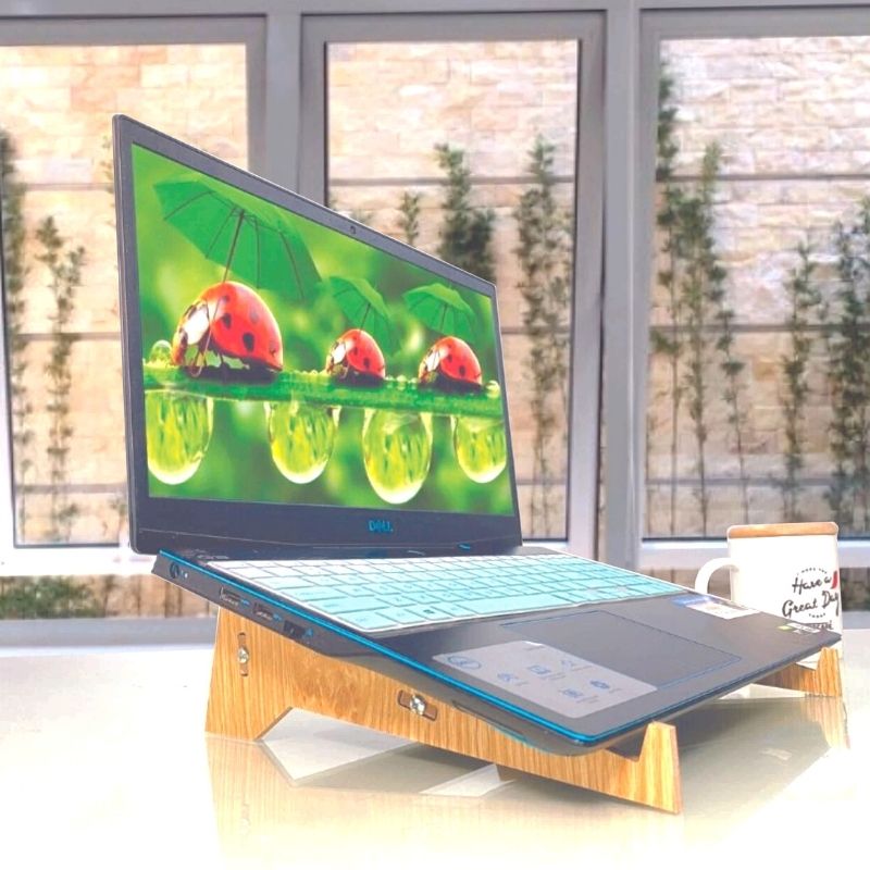 Kệ Đỡ Laptop, Giá Kê Macbook Thông Minh Bằng Gỗ Tản Nhiệt Tự Nhiên Có 3 Loại Kích Thước Cao Thấp Để 