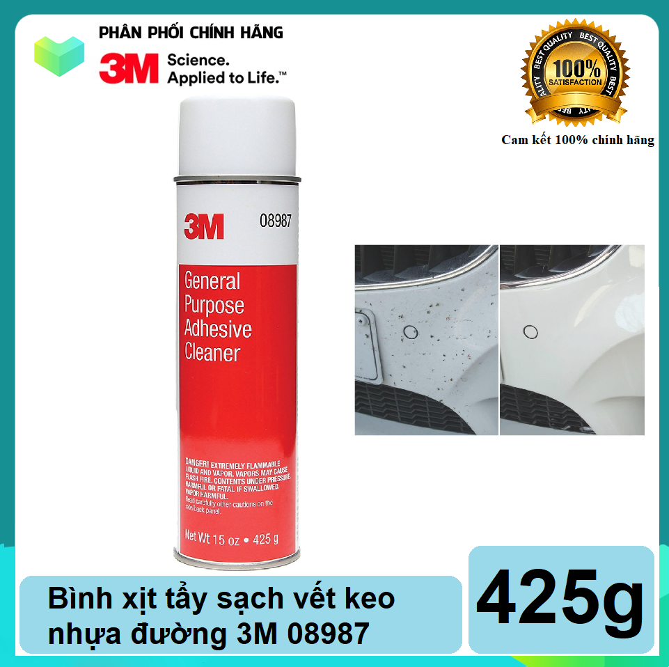 Bình xịt tẩy sạch vết keo, nhựa đường 3M 08987