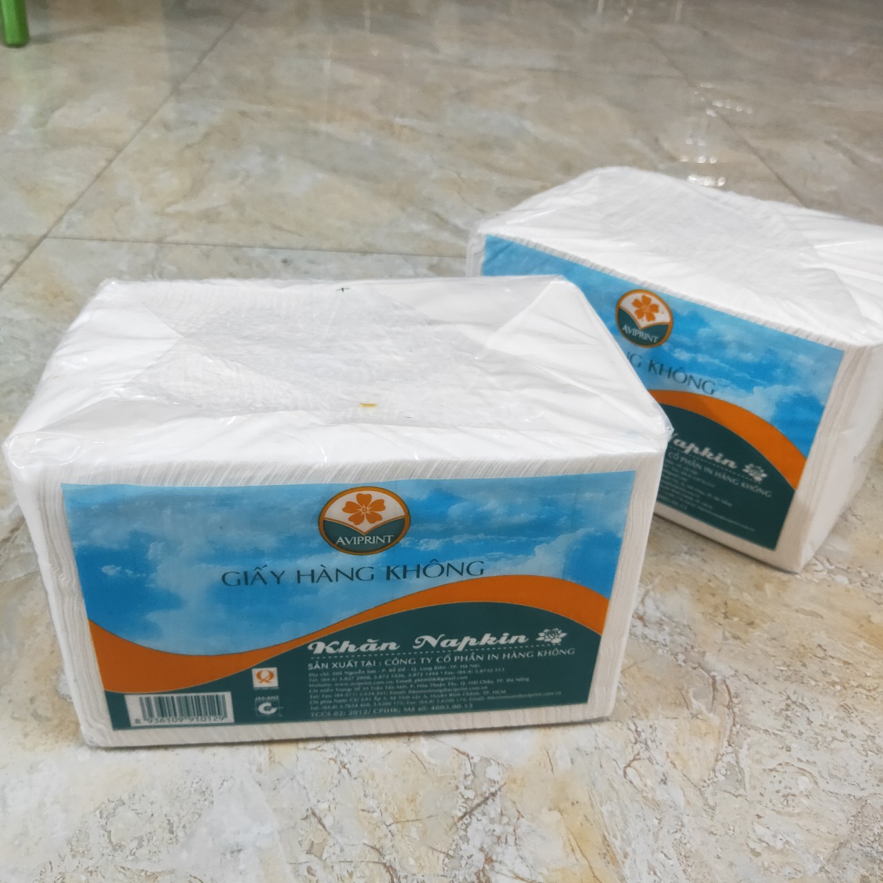 Bịch giấy ăn hàng không khăn napkin