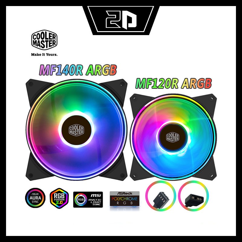 Quạt Masterfan MF120R LED 5V A-RGB