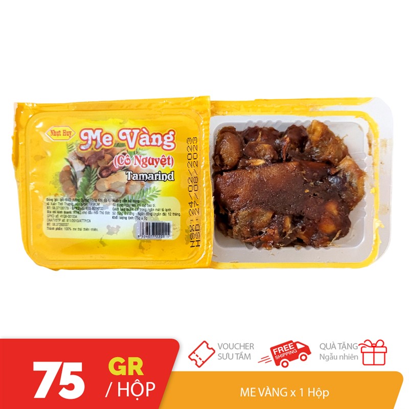 Hộp 75gr me vàng dùng nấu ăn sạch tiện dụng