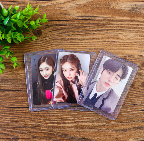 Toploader, thẻ nhựa đựng card nhét ảnh kích thước B8 nhét ảnh ngang 6.8 x10cm đựng card bo góc, vé cứng, card anime