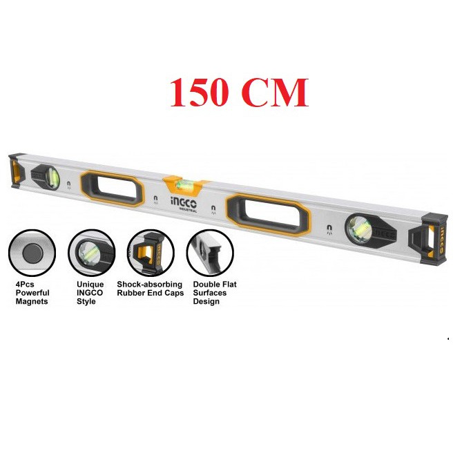 1500mm thước thủy từ tính ingco hsl38150m
