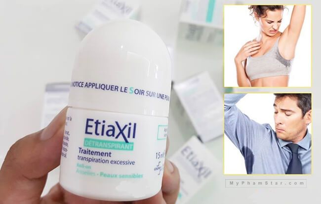 [CHÍNH HÃNG] Lăn Khử Mùi Ngăn Hiệu Quả Hôi Và Viêm Vùng Da Dưới Nách Etiaxil 15ml Cho Da Nhạy Cảm