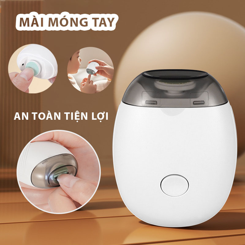 Máy Mài Móng Tay Điện An Toàn Có Đèn Led
