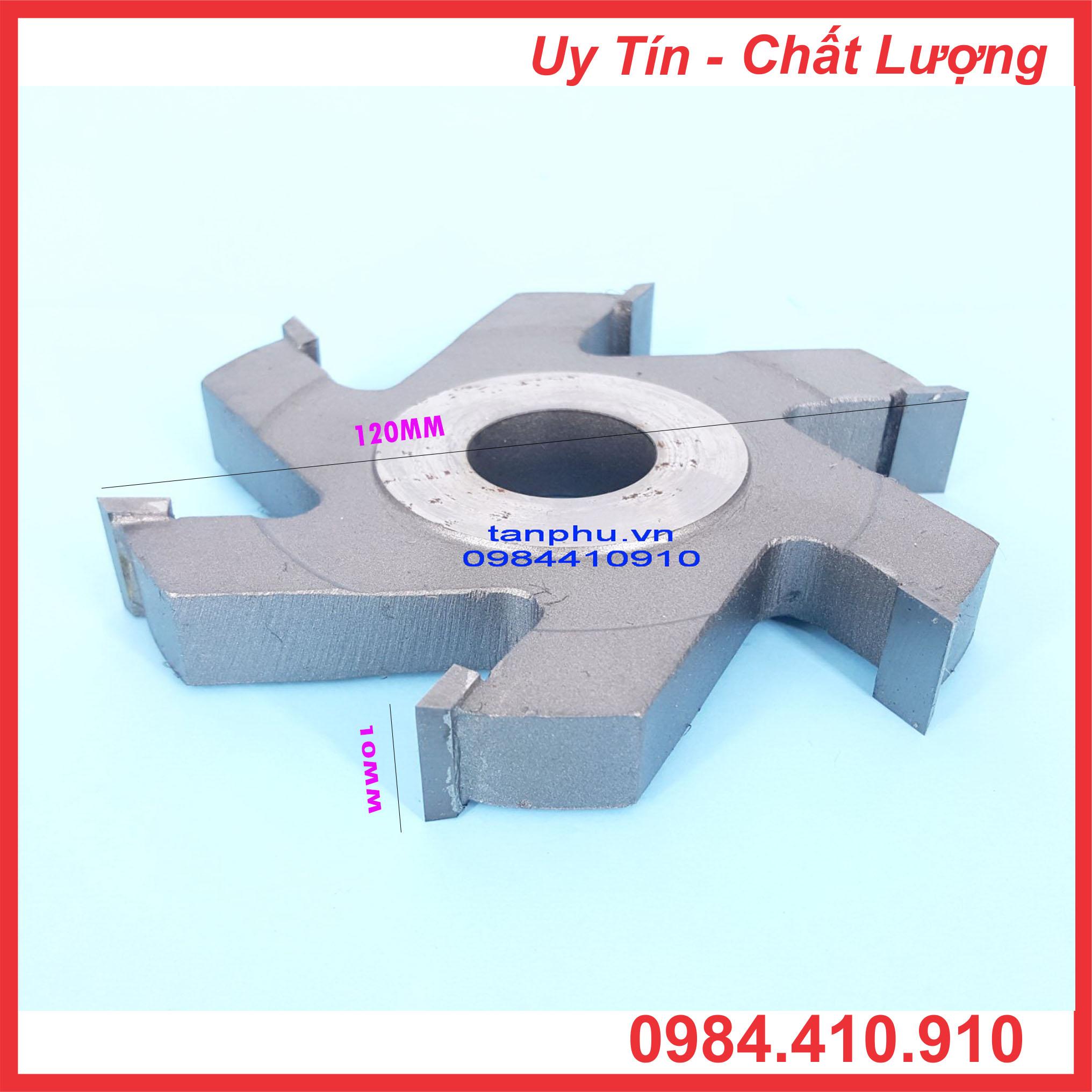 [HCM]MŨI PHAY TUPY THẲNG 6 CÁNH ĐƯỜNG KÍNH 120MM HỢP KIM 10MM