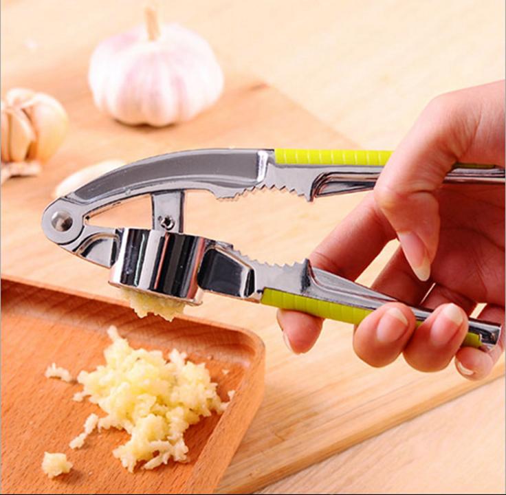 Dụng cụ Dập tỏi Nghiền tỏi Ép tỏi bằng inox