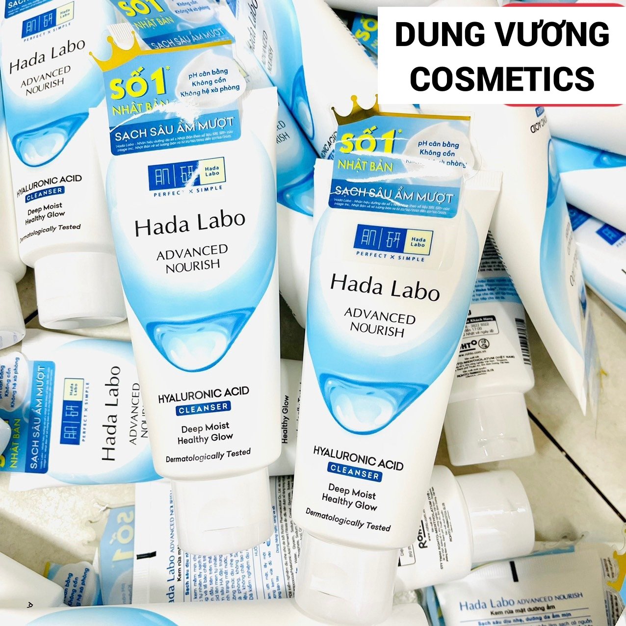 Sữa Rửa Mặt Hada Labo Advanced Nourish Hyaluron Cleanser 80g