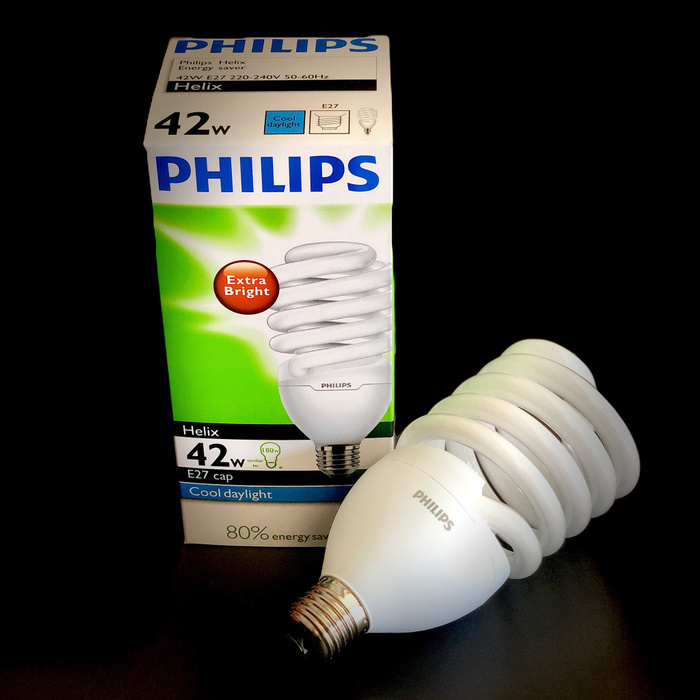 Bóng đèn Compact Philips Helix 42W, ÁNH SÁNG TRẮNG , HÀNG CHÍNH HÃNG