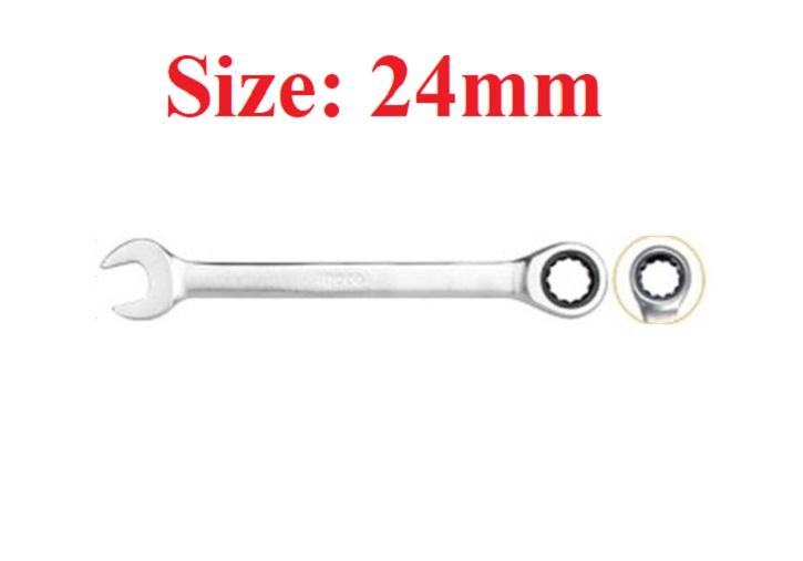 24mm cờ lê vòng miệng tự động ingco hcspar241