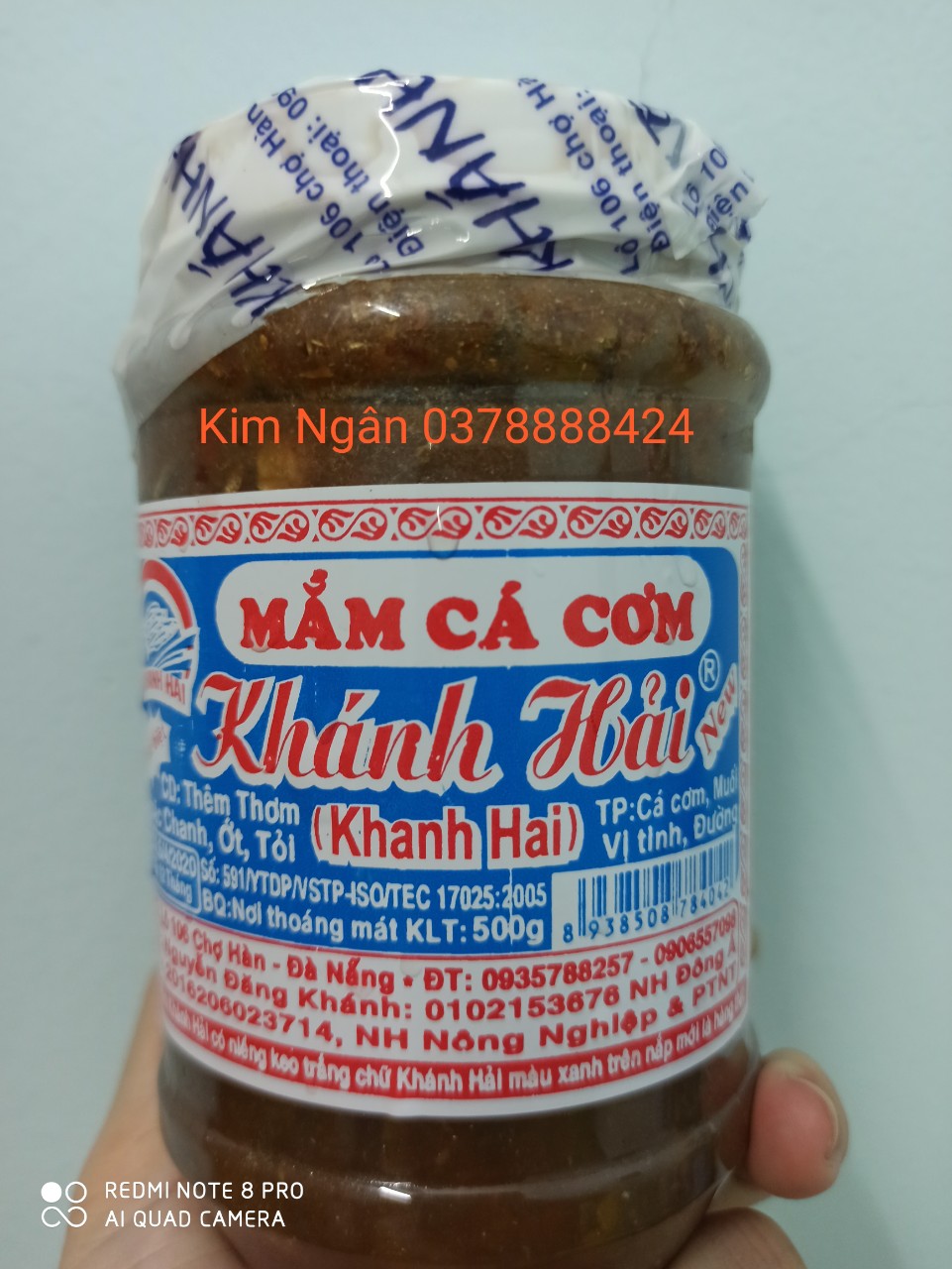 Mắm cá cơm khánh hải hủ 500g