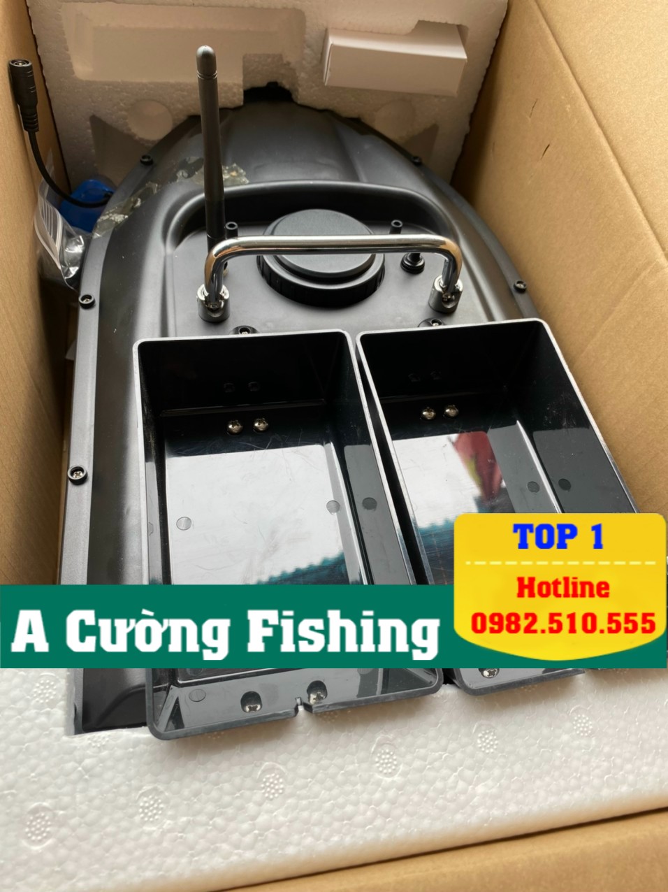 Thuyền thả mồi -thuyền thả thính-điều khiển từ xa 500m