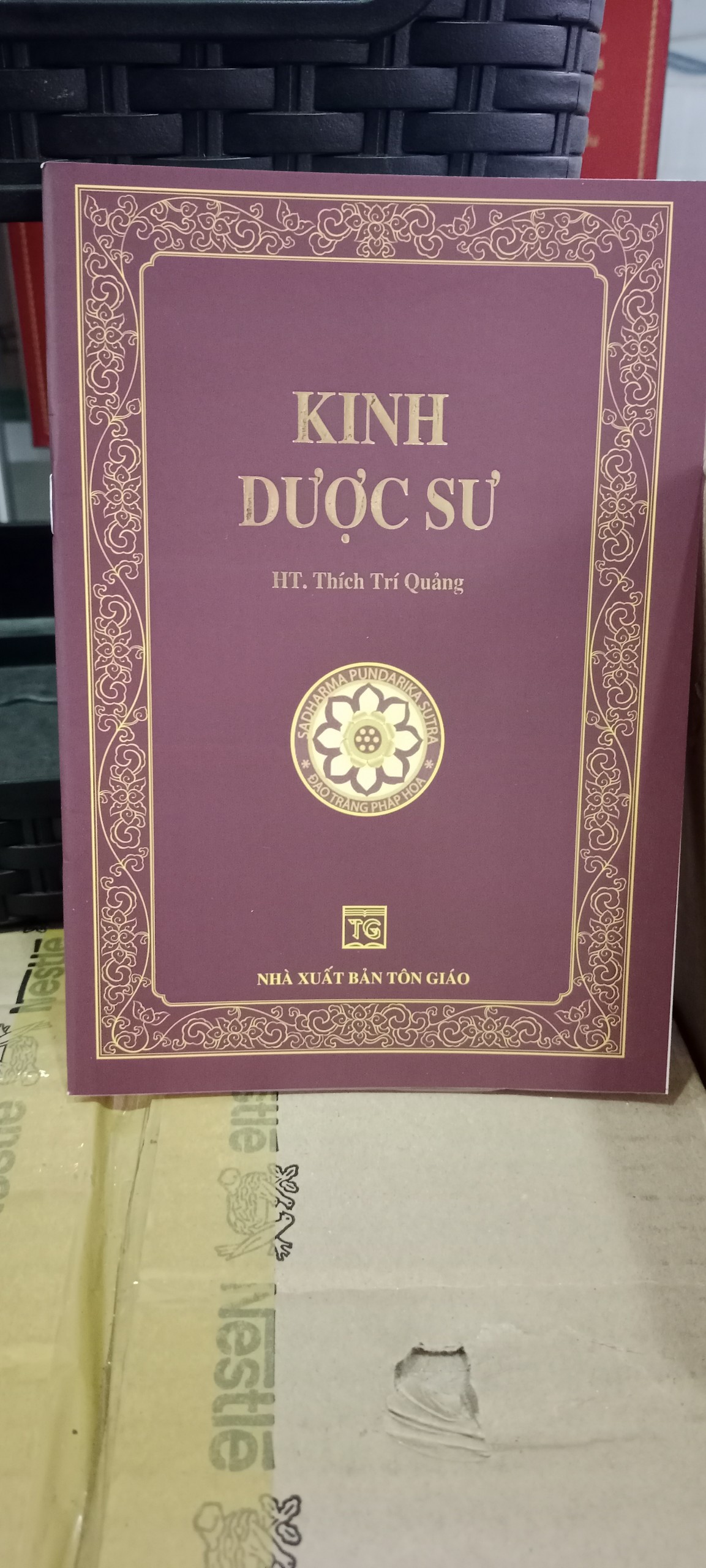 Kinh Dược Sư thầy Trí Quảng bìa nâu