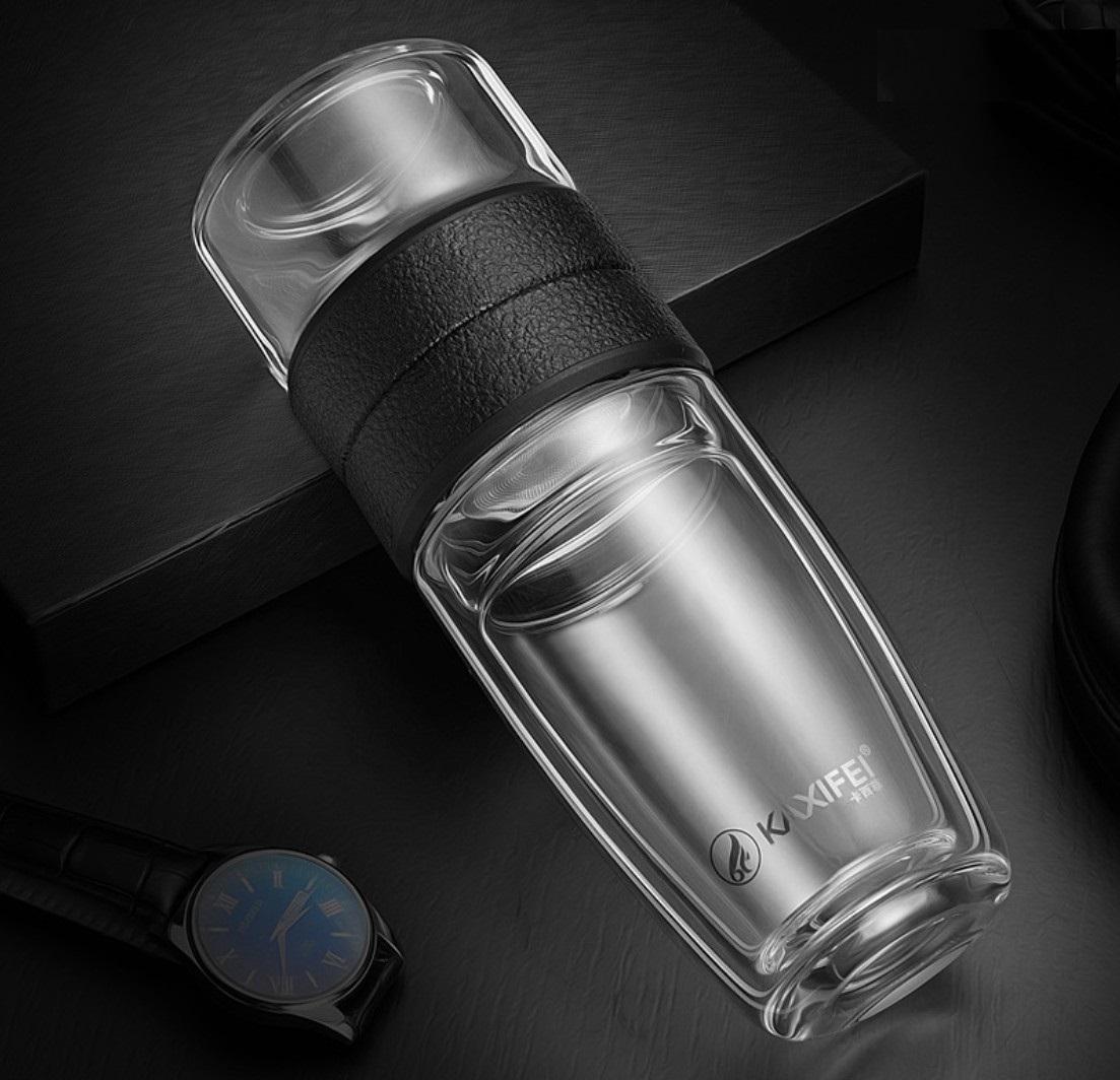 Bình pha trà ly pha trà thủy tinh có lỗi lọc inox 304 cao cấp