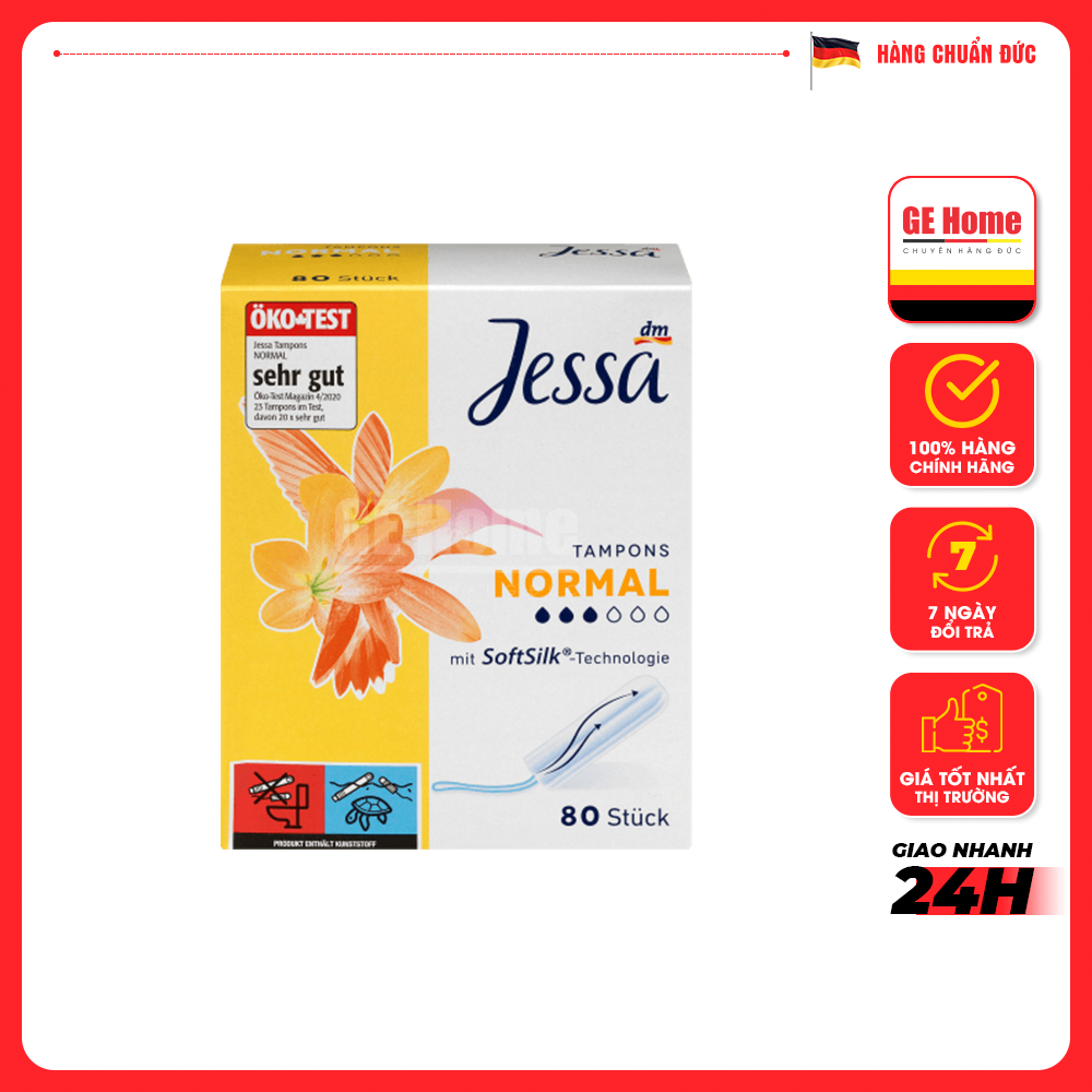 Băng vệ sinh dạng nút tampon jessa 80 nút