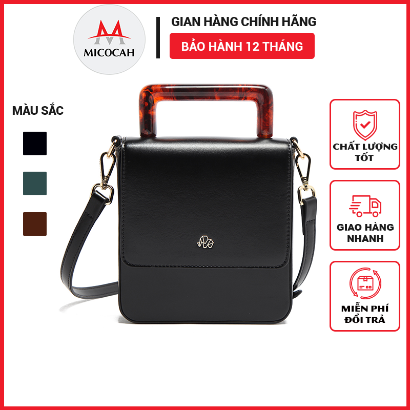 Túi xách nữ chính hãng micocah túi đeo chéo nữ dáng công sở thời trang phong cách hàn quốc da cao cấp cực đẹp mc107 - micocah mall