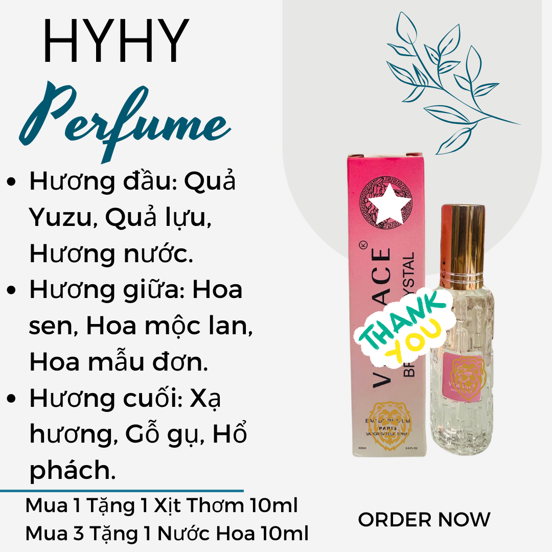 Tinh dầu nước hoa chiết nữ vợt hồng siu thơm- 20ml