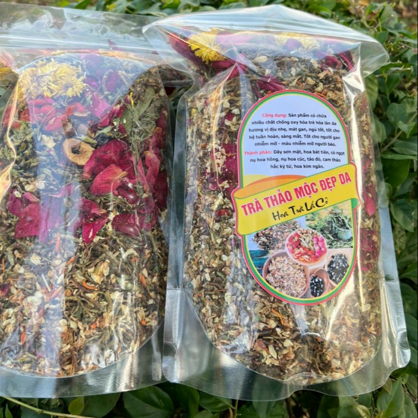 Trà thảo mộc đẹp da gói 500gram - đặc sản 27