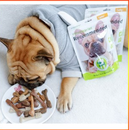 🐶 xương bàn chải gặm sạch răng cho cún yêu - yaho 15g- 3 vị 🦴