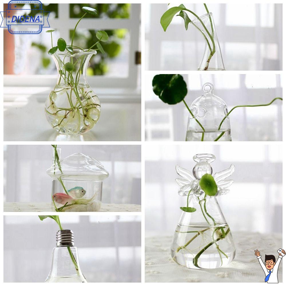DIDENA Chịu nhiệt độ cao Trang trí phòng khách Chịu nhiệt độ thấp Làm vườn trang trí Trang trí nội thất gia đình Bình thủy tinh Hộp đựng thủy canh Bình thủy canh Bình hoa
