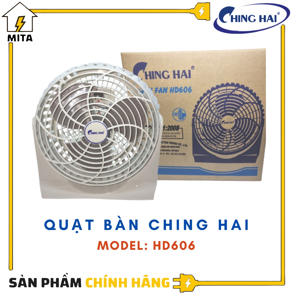 Quạt Bàn CHING HAI 9 inch HD606