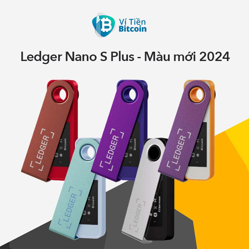 Ví lạnh Ledger Nano S Plus - Nhập khẩu chính hãng Ledger từ 2017