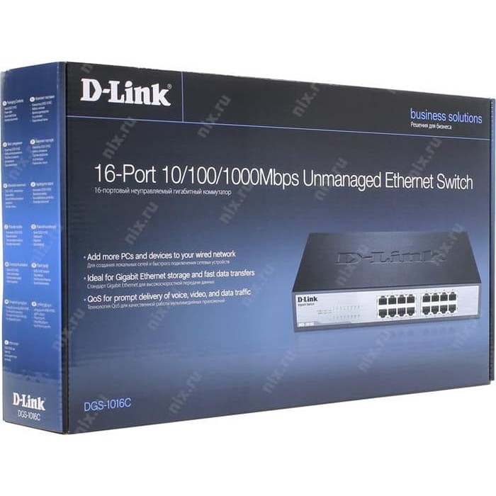 Switch 16 cổng gigabit d-link dgs 1016c