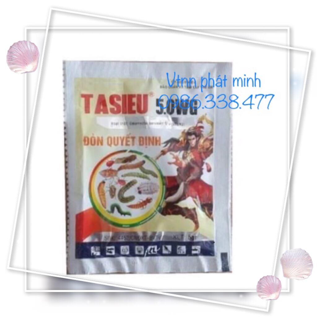 Thuốc trừ sâu tasieu 5.0wg đặc trừ nhện đỏ nhện gié bọ trĩ sâu cuốn lá sâu đục thân….