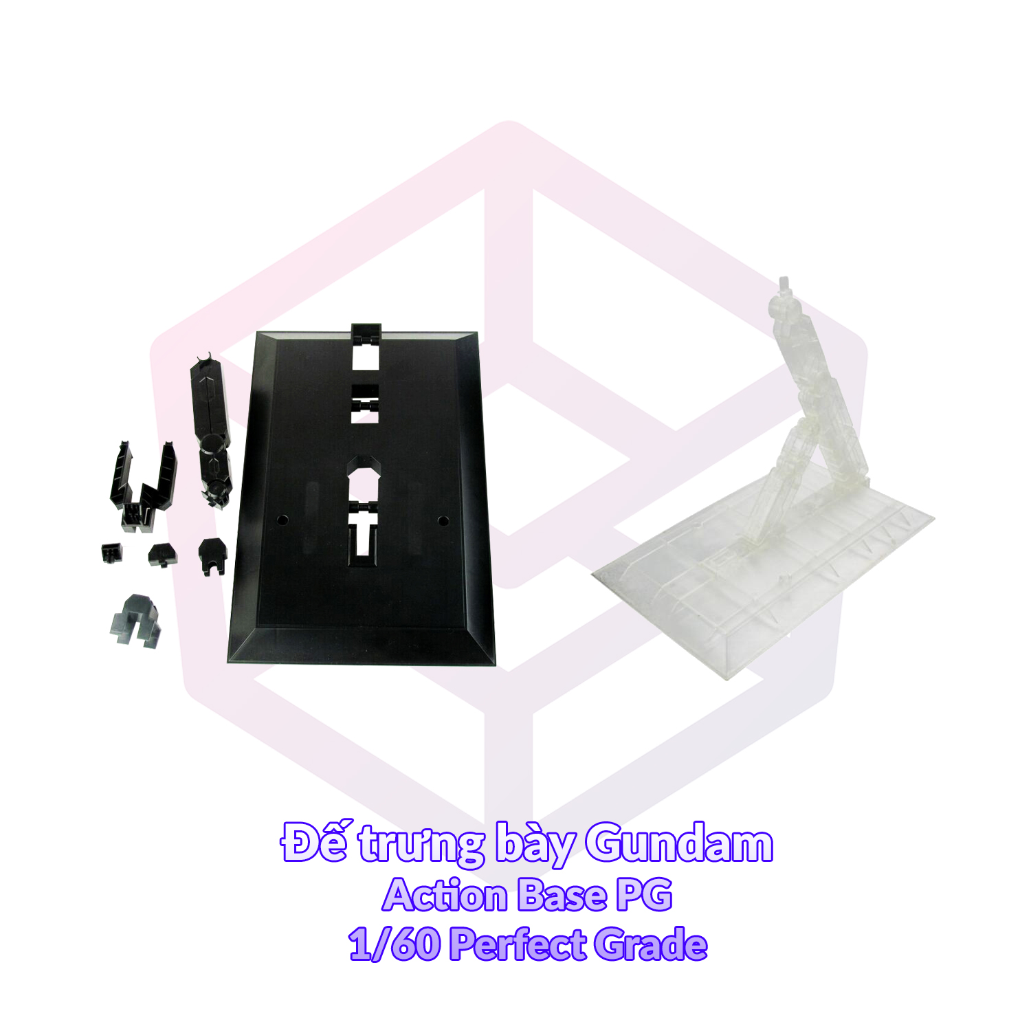 [7-11/12 VOUCHER 8%]Đế trưng bày Gundam Action Base PG 1/60 Perfect Grade - Base [TAM]