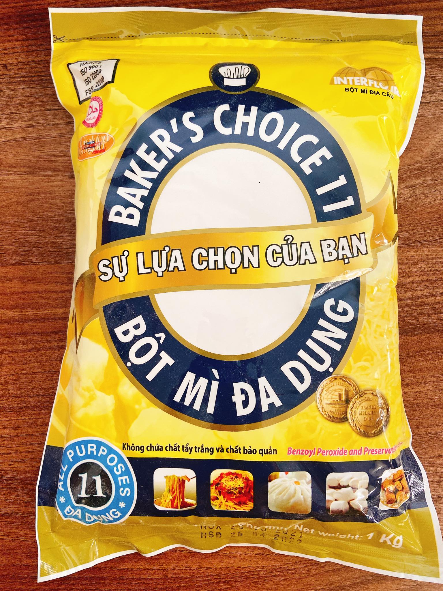 Bột bánh mì, bột mì Bake’s choice số 11