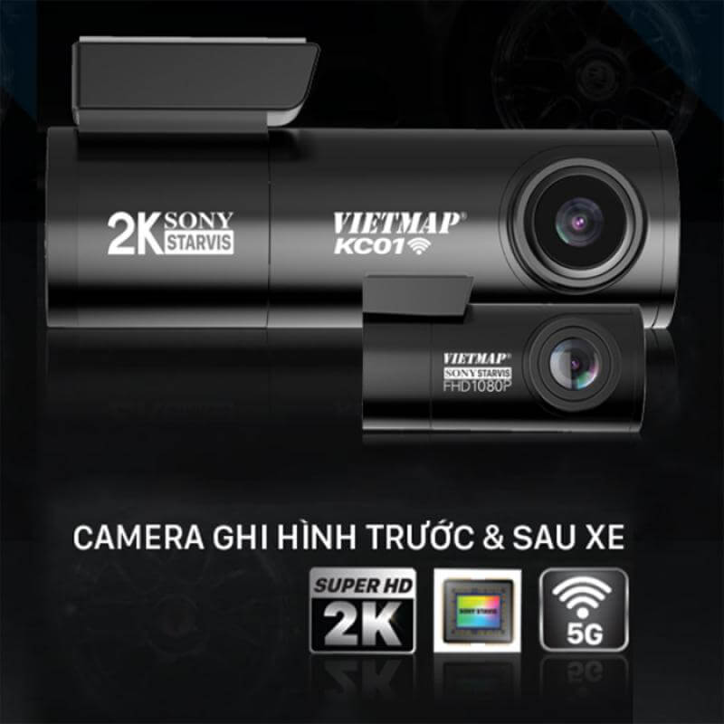 [Chính hãng] CAMERA HÀNH TRÌNH KC01 PRO CẢNH BÁO GIAO THÔNG SÀI GÒN NEW TELECOM