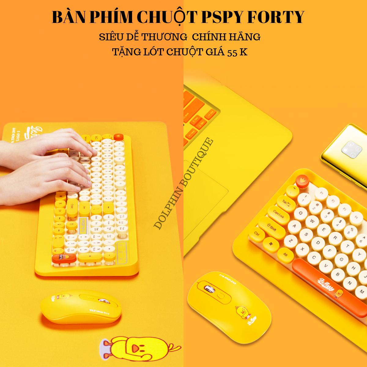 Bộ Bàn Phím Chuột Bluetooth Không Dây Alliance BE FORFUL- Tặng Lót Chuột 55K Cao Cấp