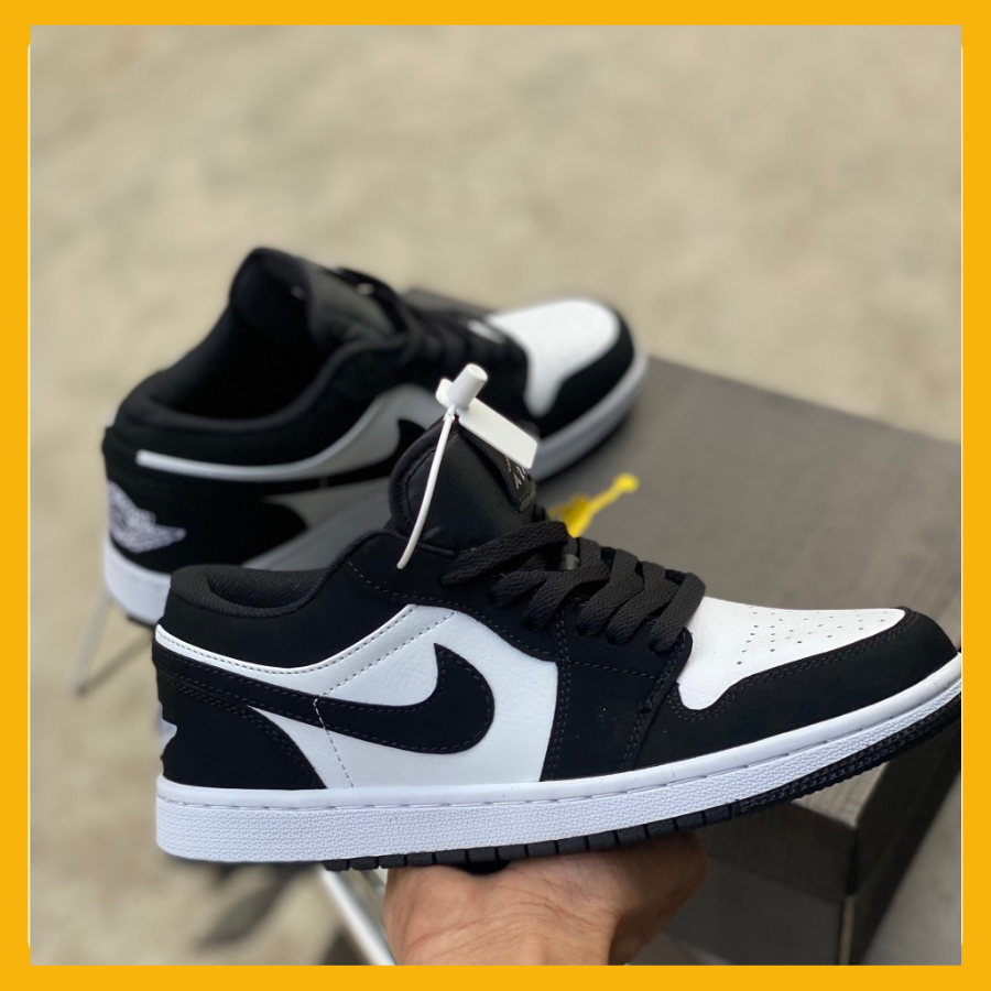 giầy thể thap jd đen trắng cổ thấp giá rẻ học sinh sinh viên mã d12