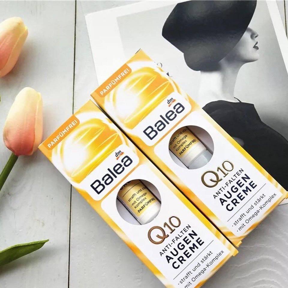 Kem chống nhăn, chống lão hoá vùng mắt Balea Q10 - Đức