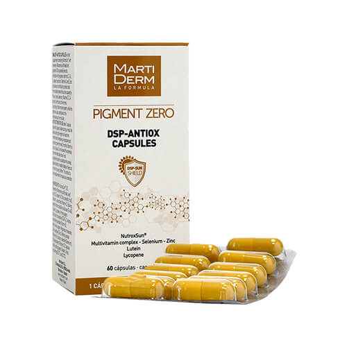 Viên Uống Chống Nắng, Làm Sáng Da MartiDerm Pigment Zero DSP Antiox Capsules