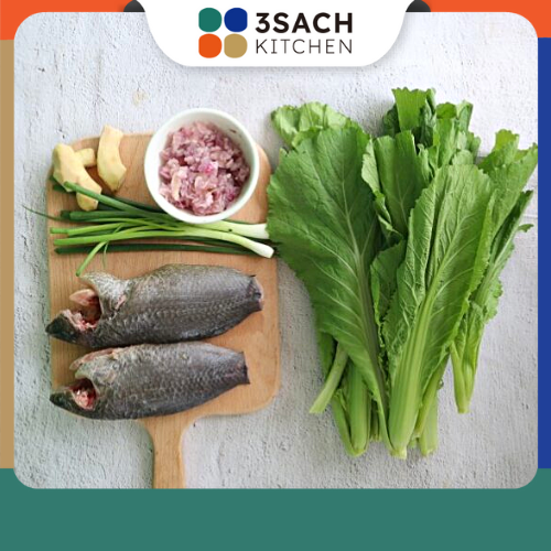 [Chỉ Giao HCM] [RTC] Canh Cá Rô Nấu Cải Bẹ Xanh (Khay 640G)
