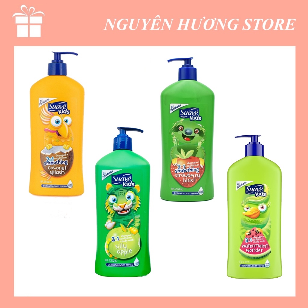 Hot mother and baby products
Sữa tắm - gội - xả 3in1 Suave Kids 532ml Sữa tắm trẻ em Suavekid Suave kid 532ml