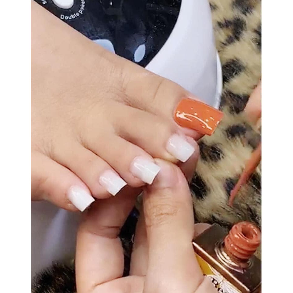 Móng úp chân dài form hàn - hộp 500 móng đủ size từ 0-9 moon nail